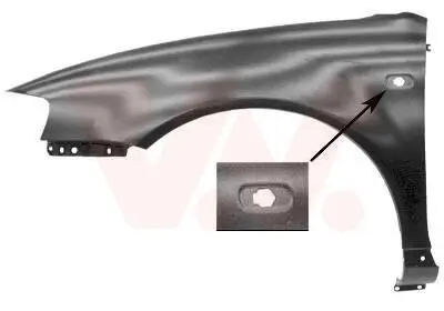 Kotflügel vorne links VAN WEZEL 0331655 Bild Kotflügel vorne links VAN WEZEL 0331655