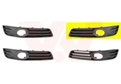 Lüftungsgitter, Stoßfänger vorne links VAN WEZEL 0334591 Bild Lüftungsgitter, Stoßfänger vorne links VAN WEZEL 0334591