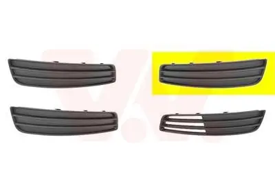 Lüftungsgitter, Stoßfänger vorne links VAN WEZEL 0334595 Bild Lüftungsgitter, Stoßfänger vorne links VAN WEZEL 0334595