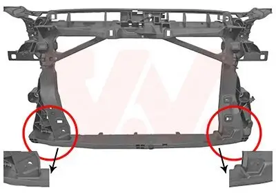 Frontverkleidung VAN WEZEL 0336678