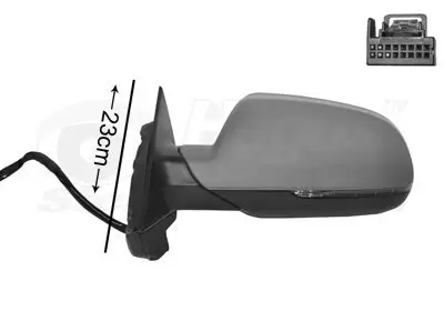 Außenspiegel links VAN WEZEL 0338807 Bild Außenspiegel links VAN WEZEL 0338807