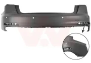 Stoßfänger hinten VAN WEZEL 0362547