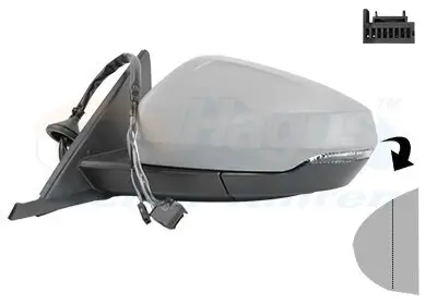 Außenspiegel links VAN WEZEL 0366817