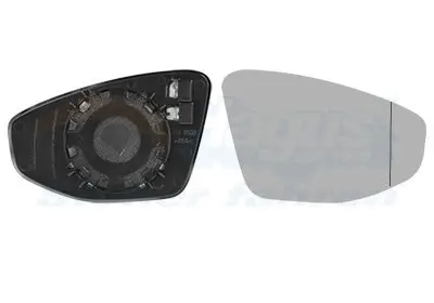 Spiegelglas, Außenspiegel rechts VAN WEZEL 0367838 Bild Spiegelglas, Außenspiegel rechts VAN WEZEL 0367838