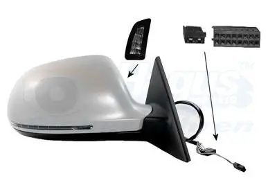 Außenspiegel rechts VAN WEZEL 0378818