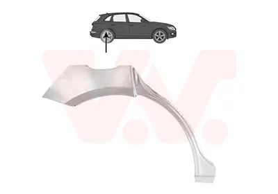 Seitenwand hinten rechts VAN WEZEL 0380148