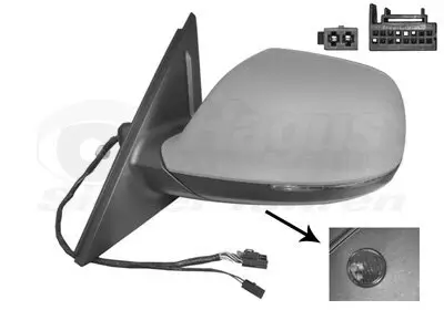 Außenspiegel links VAN WEZEL 0380817 Bild Außenspiegel links VAN WEZEL 0380817