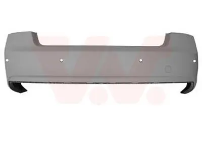 Stoßfänger hinten VAN WEZEL 0384545