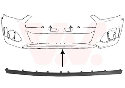 Spoiler vorne VAN WEZEL 0389500 Bild Spoiler vorne VAN WEZEL 0389500
