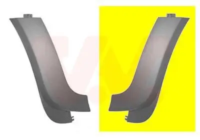 Spoiler vorne links VAN WEZEL 0502501