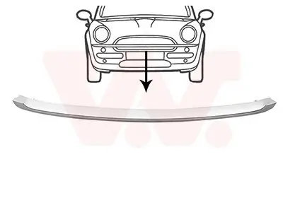 Zier-/Schutzleiste, Stoßfänger vorne VAN WEZEL 0506580 Bild Zier-/Schutzleiste, Stoßfänger vorne VAN WEZEL 0506580