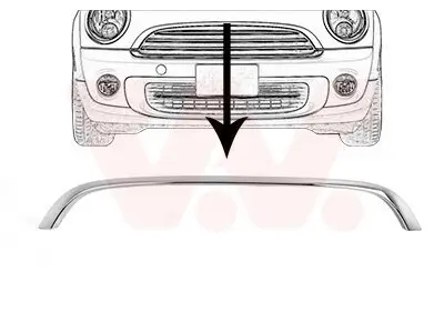 Zier-/Schutzleiste, Kühlergitter vorne Motorhaube VAN WEZEL 0508518