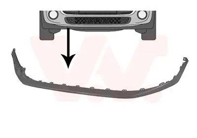 Spoiler vorne VAN WEZEL 0518500 Bild Spoiler vorne VAN WEZEL 0518500