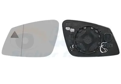 Spiegelglas, Außenspiegel links VAN WEZEL 0597835