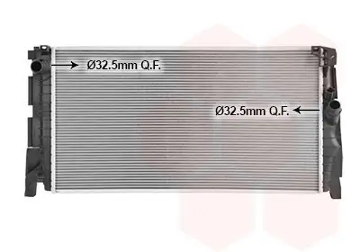 Kühler, Motorkühlung VAN WEZEL 06012774 Bild Kühler, Motorkühlung VAN WEZEL 06012774
