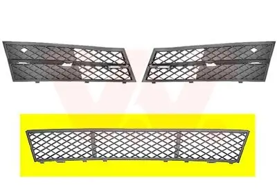 Lüftungsgitter, Stoßfänger vorne VAN WEZEL 0617590 Bild Lüftungsgitter, Stoßfänger vorne VAN WEZEL 0617590