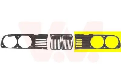 Kühlergitter links VAN WEZEL 0620511