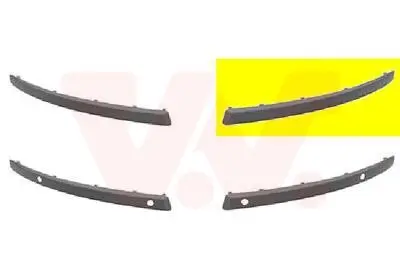 Zier-/Schutzleiste, Stoßfänger vorne links VAN WEZEL 0628581 Bild Zier-/Schutzleiste, Stoßfänger vorne links VAN WEZEL 0628581