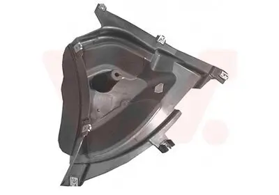 Verkleidung, Radhaus vorne rechts VAN WEZEL 0633432