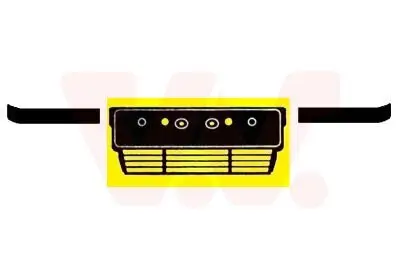 Zier-/Schutzleiste, Stoßfänger vorne VAN WEZEL 0635580 Bild Zier-/Schutzleiste, Stoßfänger vorne VAN WEZEL 0635580