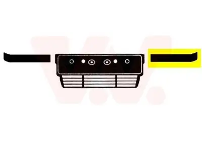 Zier-/Schutzleiste, Stoßfänger vorne links VAN WEZEL 0635581 Bild Zier-/Schutzleiste, Stoßfänger vorne links VAN WEZEL 0635581