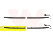 Zier-/Schutzleiste, Stoßfänger vorne rechts VAN WEZEL 0639484