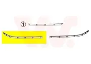 Zier-/Schutzleiste, Stoßfänger vorne rechts VAN WEZEL 0639486