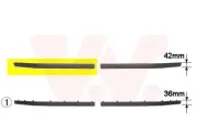 Zier-/Schutzleiste, Stoßfänger vorne rechts VAN WEZEL 0639584