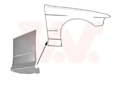 Kotflügel vorne rechts VAN WEZEL 0640156 Bild Kotflügel vorne rechts VAN WEZEL 0640156