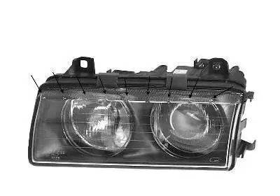 Hauptscheinwerfer rechts VAN WEZEL 0640964