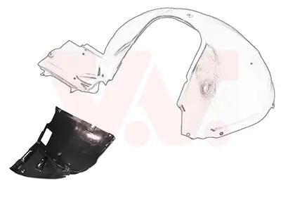 Verkleidung, Radhaus vorne links VAN WEZEL 0646435