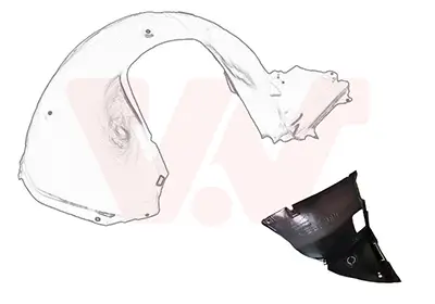 Verkleidung, Radhaus vorne rechts VAN WEZEL 0646436 Bild Verkleidung, Radhaus vorne rechts VAN WEZEL 0646436