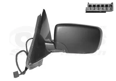 Außenspiegel links VAN WEZEL 0648807 Bild Außenspiegel links VAN WEZEL 0648807