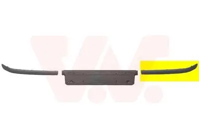Zier-/Schutzleiste, Stoßfänger vorne links VAN WEZEL 0649581 Bild Zier-/Schutzleiste, Stoßfänger vorne links VAN WEZEL 0649581