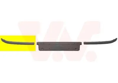 Zier-/Schutzleiste, Stoßfänger vorne rechts VAN WEZEL 0649582 Bild Zier-/Schutzleiste, Stoßfänger vorne rechts VAN WEZEL 0649582