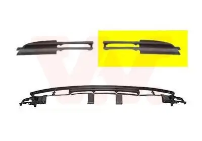 Lüftungsgitter, Stoßfänger vorne links VAN WEZEL 0649591 Bild Lüftungsgitter, Stoßfänger vorne links VAN WEZEL 0649591