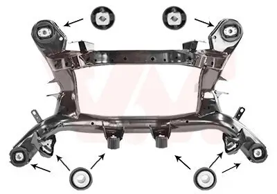 Achskörper Hinterachse VAN WEZEL 0657629