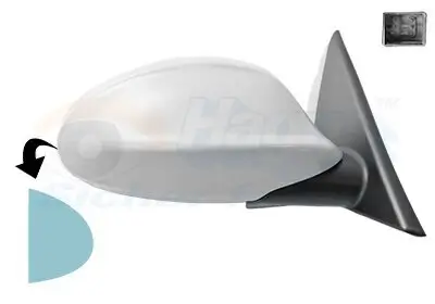 Außenspiegel rechts VAN WEZEL 0657808