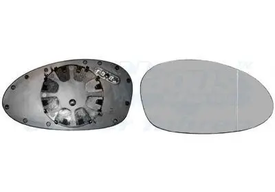 Spiegelglas, Außenspiegel rechts VAN WEZEL 0657836