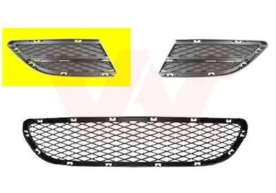 Lüftungsgitter, Stoßfänger vorne rechts VAN WEZEL 0667592 Bild Lüftungsgitter, Stoßfänger vorne rechts VAN WEZEL 0667592