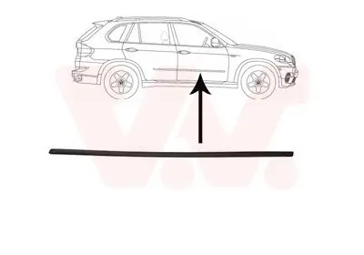 Zier-/Schutzleiste, Tür VAN WEZEL 0689424 Bild Zier-/Schutzleiste, Tür VAN WEZEL 0689424