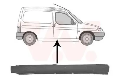 Einstiegsblech VAN WEZEL 0903102 Bild Einstiegsblech VAN WEZEL 0903102