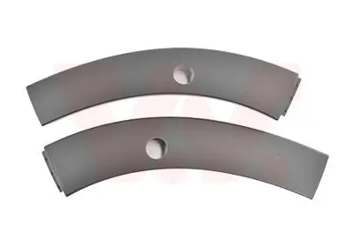 Zier-/Schutzleistensatz, Stoßfänger vorne links vorne rechts außen VAN WEZEL 0937525