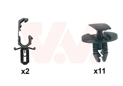 Montagesatz, Motorhaube vorne VAN WEZEL 0937797 Bild Montagesatz, Motorhaube vorne VAN WEZEL 0937797