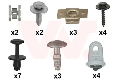 Montagesatz, Stoßfänger vorne VAN WEZEL 0943794