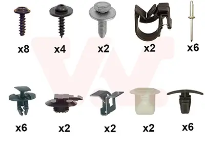 Montagesatz, Stoßfänger vorne VAN WEZEL 0952794