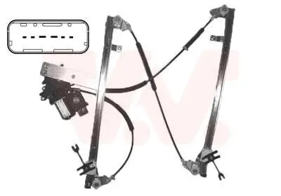 Fensterheber vorne links VAN WEZEL 0957265 Bild Fensterheber vorne links VAN WEZEL 0957265