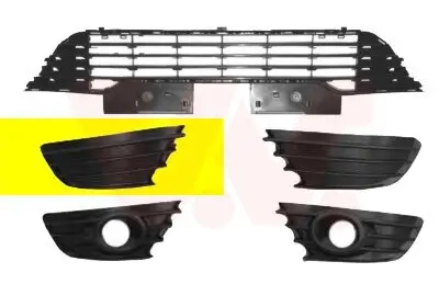 Lüftungsgitter, Stoßfänger vorne rechts VAN WEZEL 0970592