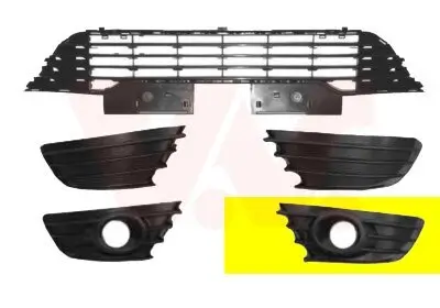 Lüftungsgitter, Stoßfänger vorne links VAN WEZEL 0970593 Bild Lüftungsgitter, Stoßfänger vorne links VAN WEZEL 0970593