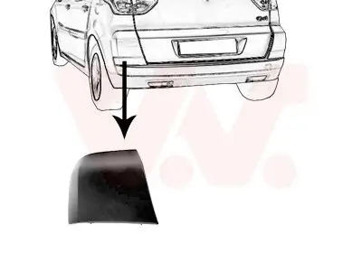 Zier-/Schutzleiste, Stoßfänger hinten links VAN WEZEL 0972551 Bild Zier-/Schutzleiste, Stoßfänger hinten links VAN WEZEL 0972551